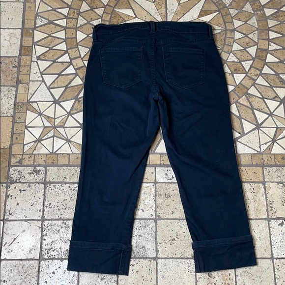 NYDJ Dayla Bottom Cuff Mid Rise Capri Jeans 4P - Picture 6 of 15